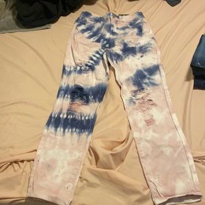 Tie Dye Boyfriend Jeans FashionNova